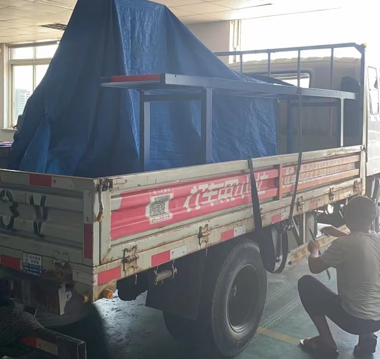 【紹興】SDY-Q450切鋁機設(shè)備已抵達客戶現(xiàn)場，順利交貨！